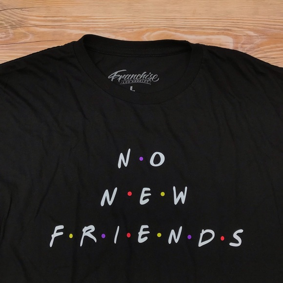 No New Friends Franchise Long Sleeve Tee - Picture 4 of 16